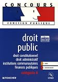 Revue Foucher  / Droit public : Droit constitutionnel, droit administratif, institutions communautaires, finances publiques