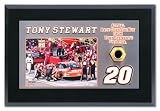 Tony Stewart Race Used Lug Nut Plaque
