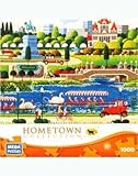 More HOMETOWN COLLECTION Featuring the art of Heronim Swan Boats in Bostan 1000 Piece Puzzle