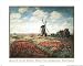 Claude Monet Tulip Fields Windmill Art Print POSTER OOP - 20