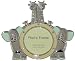 Kitchen & Housewares : Silver Plated Noahs Ark Photo Picture Frame - Baby Boy / Girl Christening Gift