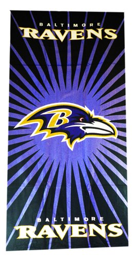 Ravens Beach Towel - MLB Baltimore Beach Towel