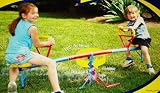 Kids Spinning See Saw Teeter Totter Metal