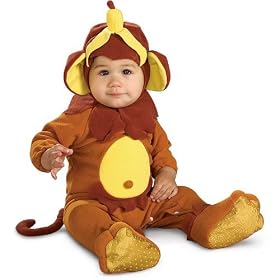 Rubies EZ-On Romper Costume, Monkey See Monkey Do, 1 to 6 Months by Rubies Costume Co