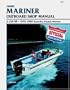Mariner Outboard Shop Manual: 2-220 Hp, 1976-1989 (Clymer Marine Repair) (Clymer Marine Repair Series)