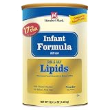 Member's Mark Infant Formula Powder w/Iron, DHA & ARA Lipids - Compare to Enfamil LIPIL, 48 Ounce Can (Pack of 3)