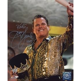  Jerry The King Lawler autographed wrestling 8x10 Photo