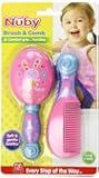 Nuby Comb and Brush Set (Colors May Vary)