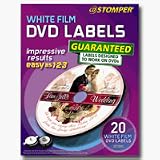 Avery CD Stomper White Film DVD Labels 20 Pack (98130)