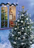 TV Das Original Kerzenzauber,silber 9 Kerzen,Weihnachtsbeleuchtung kabellos Outdoor, Fernbedienung