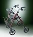 DELUXE LIGHT ROLLING FOLDING ROLLATOR WITH 8" WHEELS