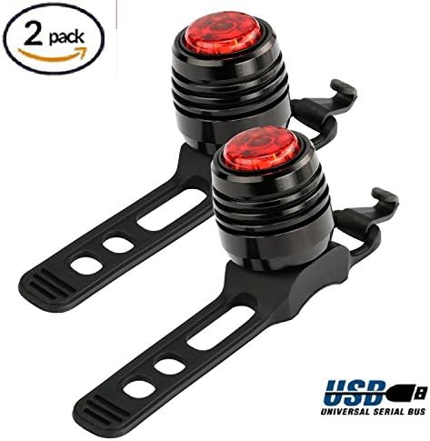 Bicycle Cycling Laser Tail Light 2 Laser &amp; 5 LED 7 Modes Mountain Bike Safety warning Flashing Lamp Alarm Light Back Rear Led (Bicycle LED Rear (Tail) Light &amp; Helmet Light)