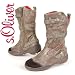 s.OLIVER KIDS Kinder Winter Stiefel, TEX- Membrane, taupe beige antic
