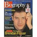 Biography Magazine August 2000 - Brendan Fraser, Melanie Griffith, The Queen Mum, Katharine Hepburn, Charles Darwin book cover