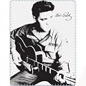 Elvis Presley Fleece Blanket/Throw over Blanket Bedding