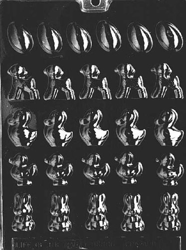 FIVE PIECE ASSORTMENT Easter Candy Mold