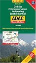ADAC Wander- & RadKarte 63 &Ouml;stliche Chiemgauer Alpen 1 : 30 000: Deutsche Alpen / Alpenvorland. Ruhpolding, Bad Reichenhall.  Mit touristischem Register und Freizeitf&uuml;hrer