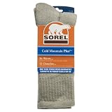 Sorel Khaki Single-Pair Pack Men’s Socks - 8-12