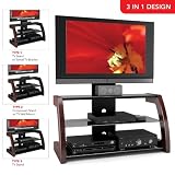 Sonax ML-1459 3-in-1 Design TV Stand for 32-52 HD TV's Solid Wood Uprights