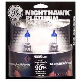 GE NIGHTHAWK 9005NHP/BP2 Platinum Replacement Bulb, Pack of 2