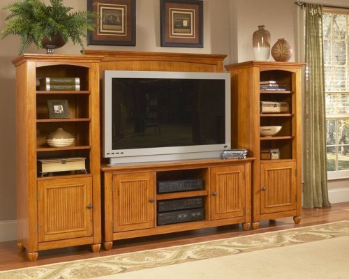 Entertainment Center Set in Pine - Ponderosa - 5534-ESET