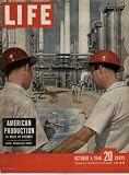 "American Petrochemical Production, Building a Nylon Salts Plant" ..... 1948 LIFE Magazine Cover, A2092 *** THIS IS A COVER ONLY / NOT A MAGAZINE ***