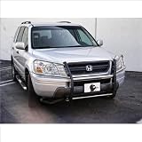 03-08 Honda Pilot Black Horse Stainless Steel Grill Guard Free Installation in New... by Black Horse