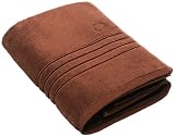 Lenox Platinum Collection 30-inch by 58-inch Bath Towel, Chocolate Truffle