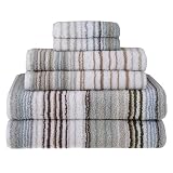 Review Abhishek  / Modern Home 6-pc. Towel Set- Green Stripe