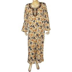 Maternity Wear Long Sleeve Viscose Kaftan Size L (kftn846)