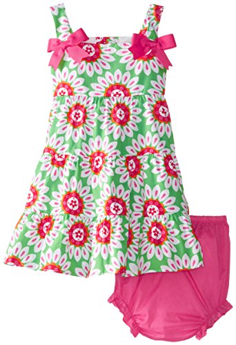 Rare Editions Baby Baby Girls' Floral Print Woven Dress