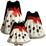 Size-12M BNJ-9493X 2-Piece BLACK WHITE EMBROIDERED FLOWER STEM BORDER Special Occasion Flower Girl Holiday Party Dress,X19493 Bonnie Jean BABY/INFANT Size-12M BNJ-9493X 2-Piece BLACK WHITE EMBROIDERED FLOWER STEM BORDER Special Occasion Flower Girl Holiday Party Dress,X19493 Bonnie Jean BABY/INFANT