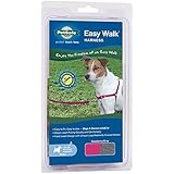 PetSafe Easy Walk Dog Harness, Small, Raspberry/Grey