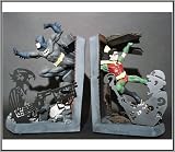 DC Direct 1997 Batman & Robin Cold Cast Porcelain Statue Bookends