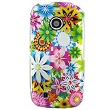 Hard Snap on Plastic With SPRING GARDEN Design RUBBERIZED Sleeve Faceplate  ....