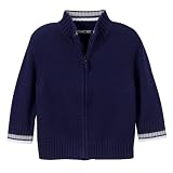 Infant Boys' Cherokee  Full-Zip Sweater - Indigo