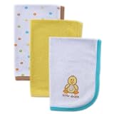 Luvable Friends Baby Burp Cloths, 3 Pack