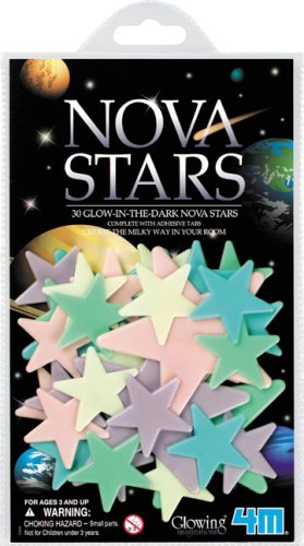 Childrens Toyshop  Toys : 4M - Glow Colour Nova Stars 30