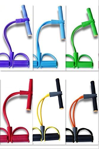 TONGXIN Fitness Pedal Bodybuilding Expander Wall Pulley ，Exercise Sit-up Pulling Strap (Green)