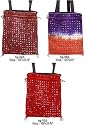 Cotton Beaded and Embroidered Bags 3 Pieces Set Drawstring Closure Top Women Handcrafted Casual Accessoriers (gmbg023)