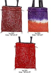 Embroidered Handbags, 3 Pieces Set (gmbg023)