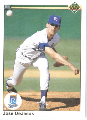 1990 Upper Deck # 255 Jose DeJesus Kansas City Royals Baseball Card
