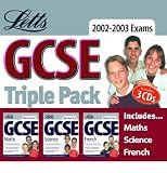 Letts GCSE 2002-2003 Exams Triple Pack: Maths, Science, French