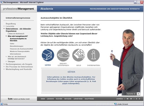 Professional Managem. Finanzb. in Geschäftspr.