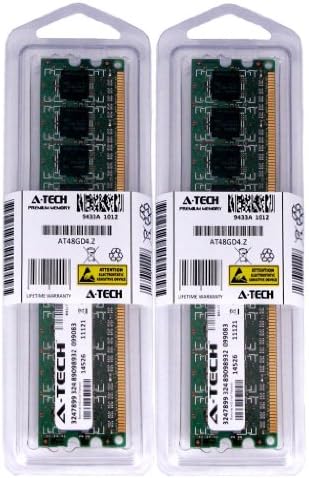 2GB KIT (2 x 1GB) For Bytecom Systems Intel Series PENTIUM 4 - 3.2 3.4 GHZ D90 3.6 GHZ D930 3.0 GHZ D940 3.2 GHZ D950 3.4 GHZ. DIMM DDR2 NON-ECC PC2-4200 533MHz RAM Memory. Genuine A-Tech Brand.