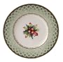 Fitz & Floyd Winter Holiday Green Wreath Salad Plate