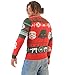 STAR WARS Darth Vader Stormtrooper Heads at-at Red Ugly Christmas Sweater (Adult Large)
