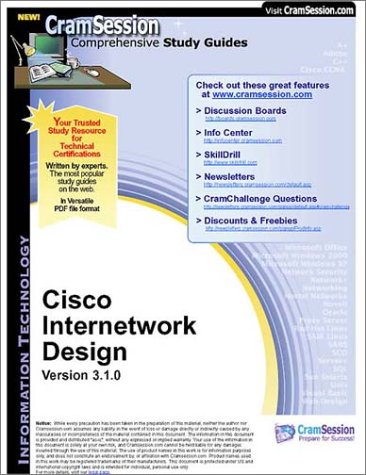 CramSession's Cisco Internetwork Design 3.0 : Certification Study Guide