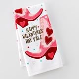Happy Valentines Day Yall Kitchen Towel