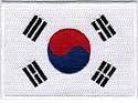 South Korea Flag Embroidered Patch Korean Iron-On National Emblem
